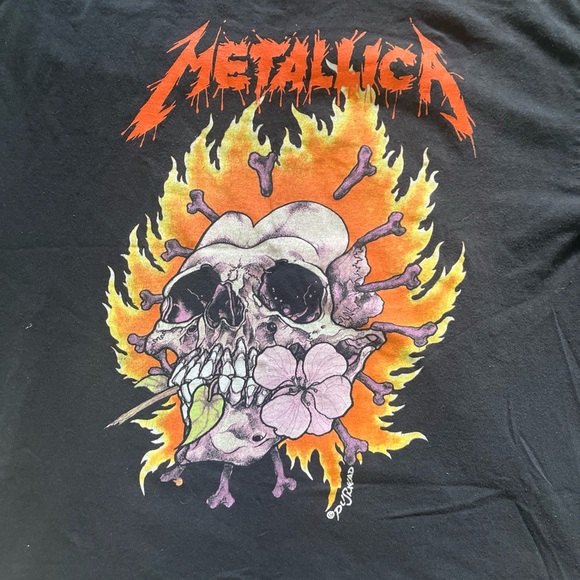 Black Metallica Graphic T-Shirt - Picture 2 of 4